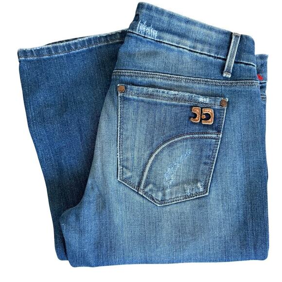 Joes Jeans Socialite Bootcut Sasha Wash Size 27 Distressed Denim - Picture 1 of 7